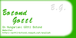 botond gottl business card